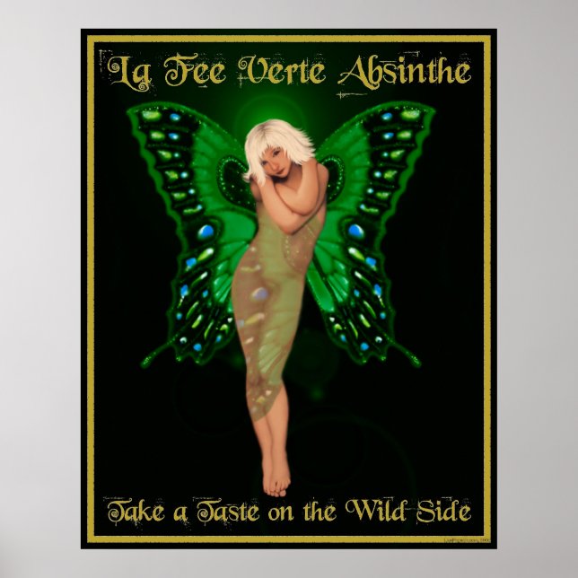 Poster La Fee Verte Absinthe (Frente)