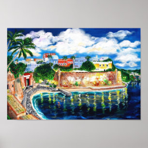 Póster La Fortaleza, San Juan, Porto Rico