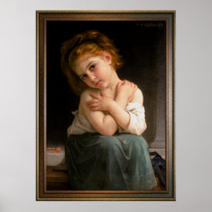 Poster La Frileuse por William-Adolphe Bouguereau