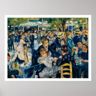 Póster La Galette de Le Moulin de por Renoir