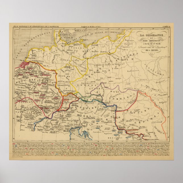 Póster La Germanie a la fin du 5e siecle (Frente)