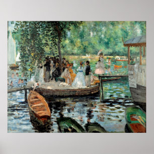 Poster La Grenouillère Auguste Renoir