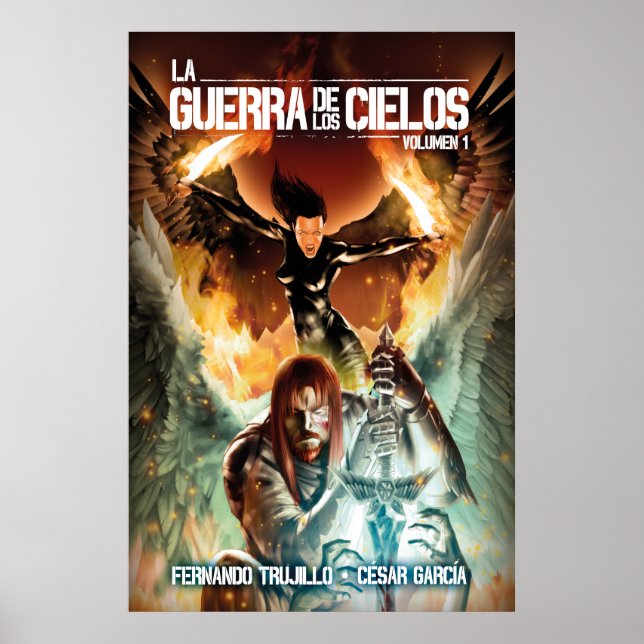 Poster 'La guerra de los Cielos' (Frente)