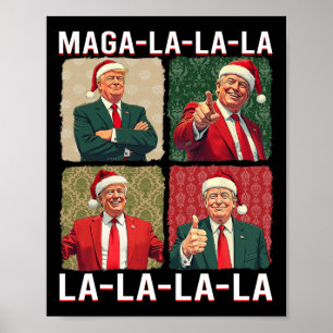 Poster La La Donald Trump Potus 47 Natal Feio 3