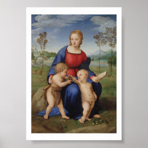 Poster La ladra Raphael jardinière - Raffael - Madonna -