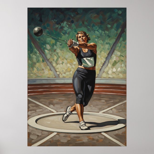 Poster LA LANCIATRICE DEL MARTELLO (O Thrower Hammer) (Frente)