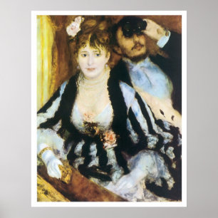 Póster La Loge, Pierre-Auguste Renoir 1874