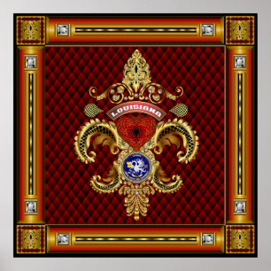 Póster La Louisiane louisiana de Vive