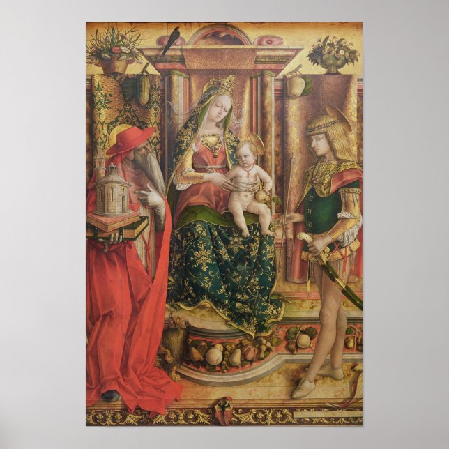 Poster La Madonna della Rondine, após 1490 (Frente)
