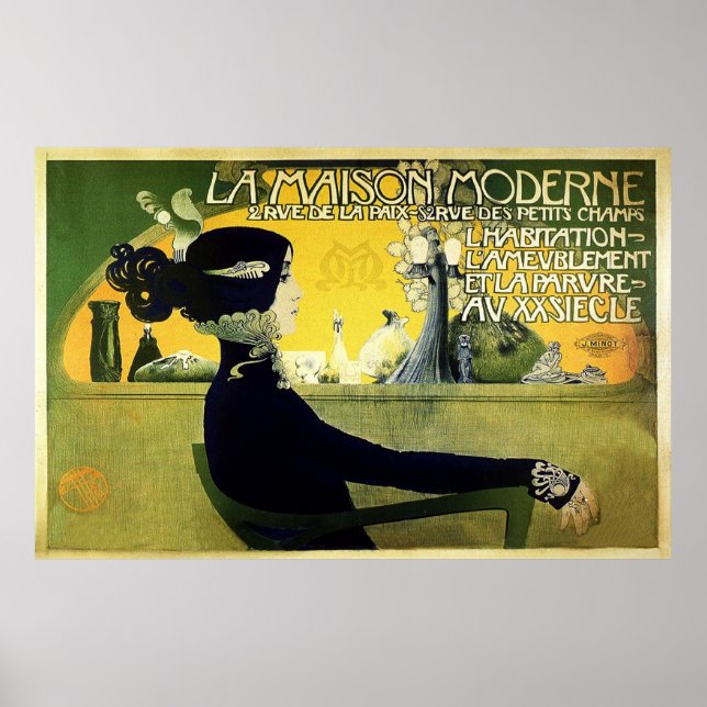 Poster La Maison Moderne - Art Nouveau (Frente)
