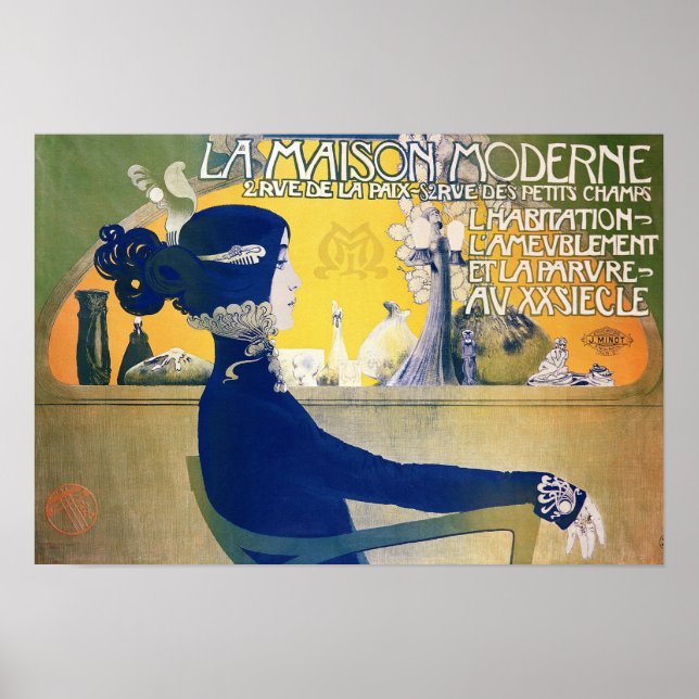 Poster La Maison Moderne, c.1902 (Frente)