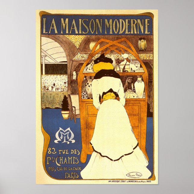 Póster La Maison Moderne, Maurice Bis (Frente)