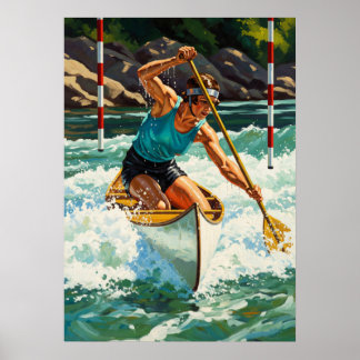 Poster LA MANEUVER DU CANOË (Manobra Canoe)