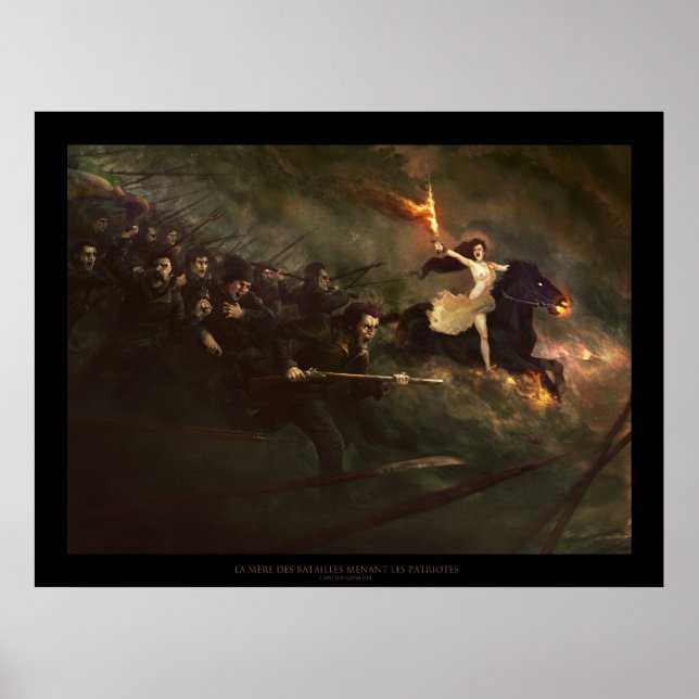 Poster La mère des batailles meninos les patriotes (Frente)