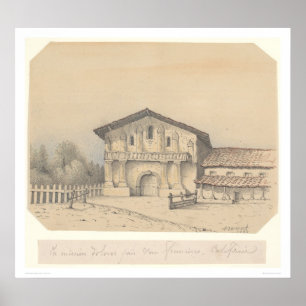 Poster La Mission Delores, São Francisco, CA (1205)