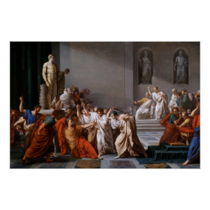 Póster La morta di Cesare por Vincenzo Camuccini