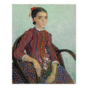 Póster La Mousme de Vincent van Gogh  , 1888