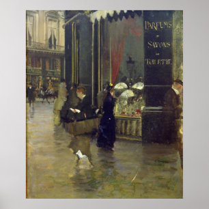 Póster La Parfumerie Viollet, DES Capucines do bulevar