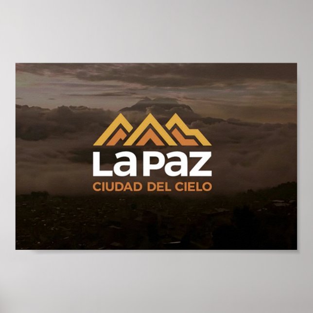 Poster  La Paz ciudad del cielo (Frente)