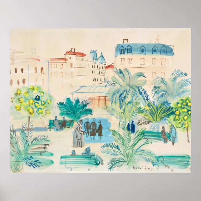 Poster La Place Arago | Raoul Dufy (Frente)
