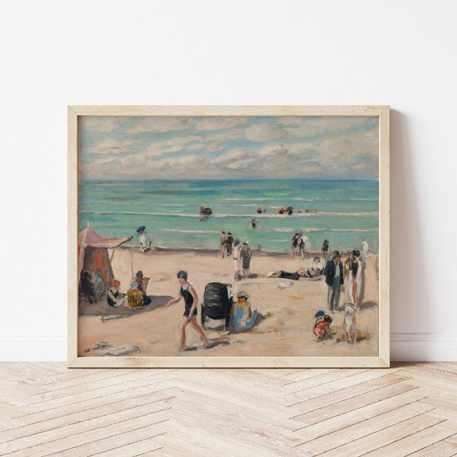 Poster La Plage de Fort-Mahon | Albert André (Criador carregado)
