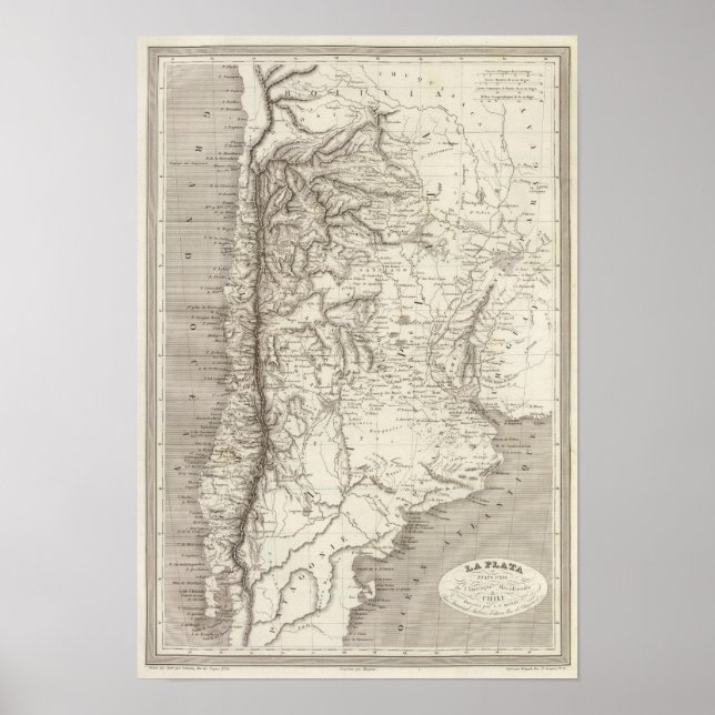 Póster La Plata e Chile (Frente)