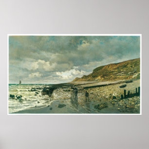 Póster La Pointe de La Heve, Claude Monet 1865