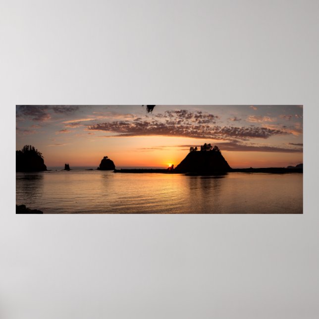 Póster La Push, Washington. Panorama (Frente)