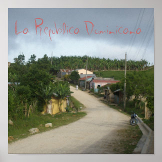 Poster La Republica Dominicana/República Dominicana