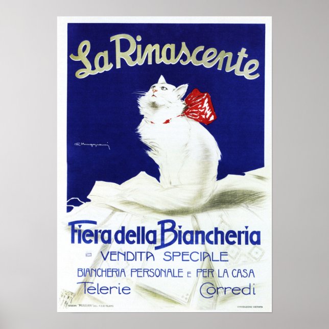 Poster LA RINASCENTE Linen Fair Department Store (Frente)