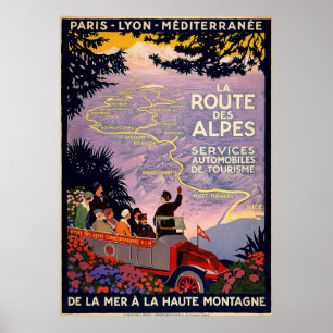 Póster La route des Alpes