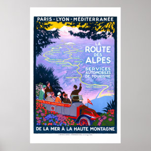 Poster La Route des Alpes (1920)