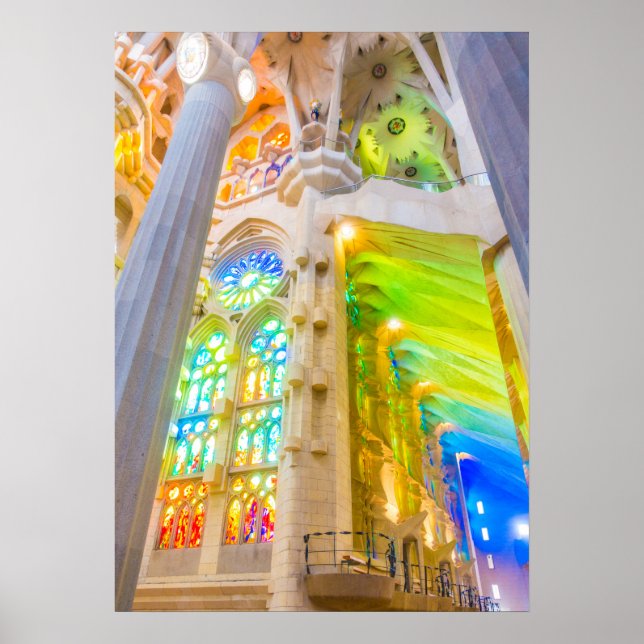 Poster La Sagrada Família - Barcelona, Espanha (Frente)