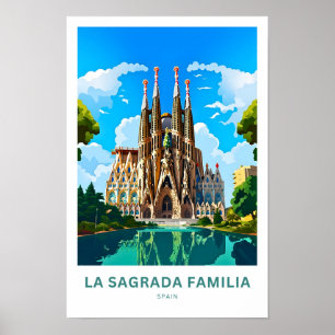 Poster La Sagrada Familia Espanha