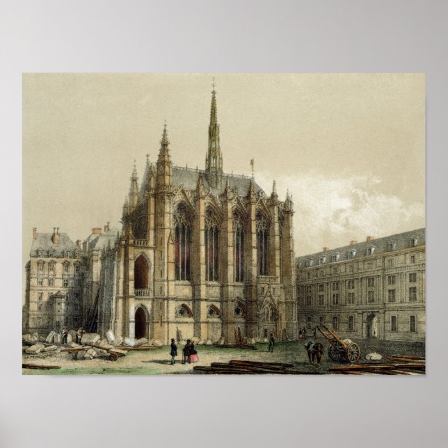 Póster La Sainte Chapelle, Paris (Frente)