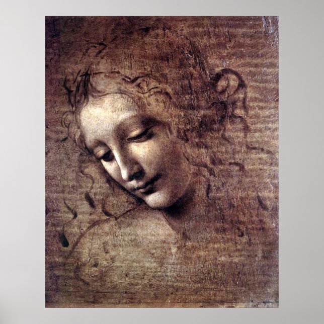 Poster La Scapigliata - da Vinci - c1508 (Frente)