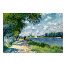 LA SEINE A ARGENTEUIL-Claude Monet