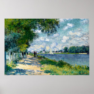 Poster LA SEINE A ARGENTEUIL-Claude Monet