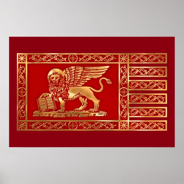 Poster La Serenissima Flag (Frente)
