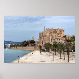 Poster La Seu, the Cathedral of Palma de Mallorca - Spain