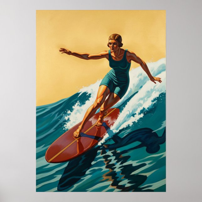Poster LA SURFEUSE (Surfer) (Frente)