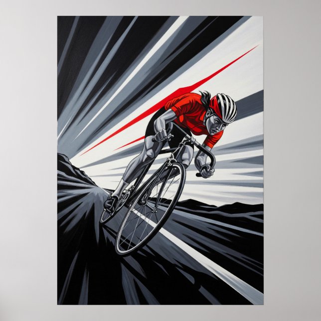 Poster LA TANGENTE VIVE (O Tangente Nitidez) - Negrito e  (Frente)