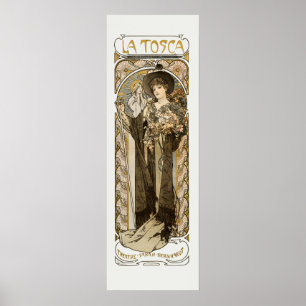 Poster La Tosca Alphonse Mucha Small