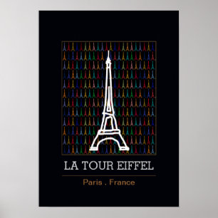 Póster La Tour Eiffel / decoração francesa