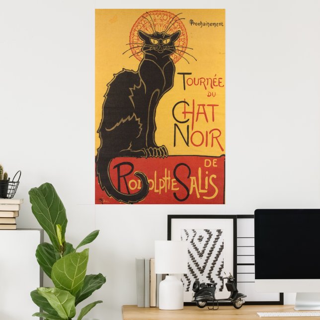 Póster La tournée du Chat Noir (Escritório em casa)