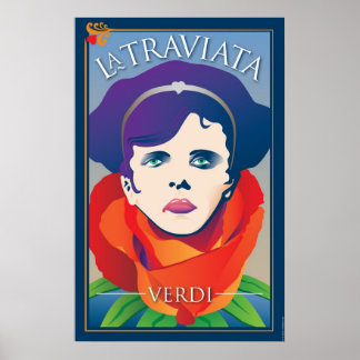 Poster La Traviata, Ópera
