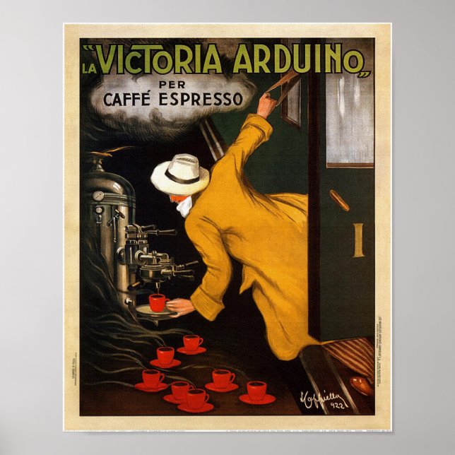 Poster La Victoria Arduino Caffe Expresso Itália - Advert (Frente)