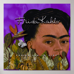 Póster La Vida de Frida Kahlo Pasion Por