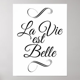 Póster La vie est belle