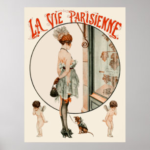 Poster La Vie Parisienne - As restrições de la mode